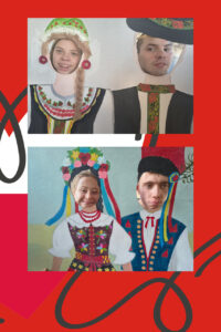     18. Dwoje uczniów pozujących w fotościance w strojach ludowych.
    19. Dwoje uczniów pozujących w fotościance w strojach ludowych.